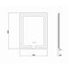 Зеркало Qtap Mideya 500х800 (DC-F936) с LED-подсветкой и антизапотением QT2078F936W