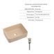 Комплект Qtap Tern Beige 3 в 1: унитаз подвесной Ultra Quiet + биде подвесное + раковина накладная QTTERSB49163