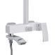 Душова система універсальна Qtap Swan Cascada на три споживачі (з виливом) QTSWA111CRW45570 Chrome/White
