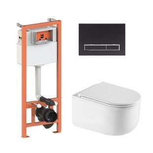 Готове рішення Qtap для ванної кімнати: підвісний унітаз Taurus Ultra Quiet + комплект інсталяції Nest 4 в 1 SD00052277 фото
