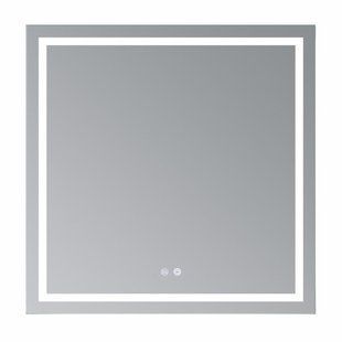 Зеркало Qtap Mideya (MI1) 800x800 с LED-подсветкой Touch, с антизапотеванием, диммером, рег. яркости QT2078NCF808048477 SD00054601 фото