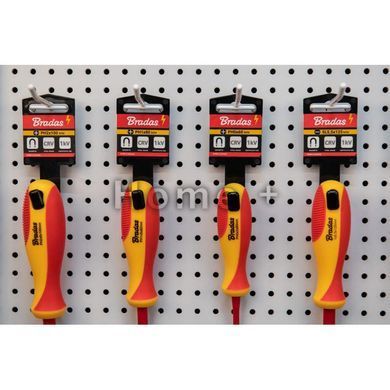 Отвертка крестообразная, PH2 6/100 мм 1 кВ, HOME & GARAGE, DIY-PH112100-V 2387022366 фото