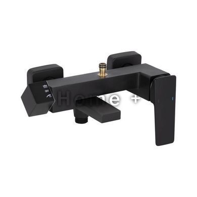 Душевая система для ванны Gemini, Matt Black (k35) на три потребителя (с изливом) QT51103KNG Qtap SD00049592 фото