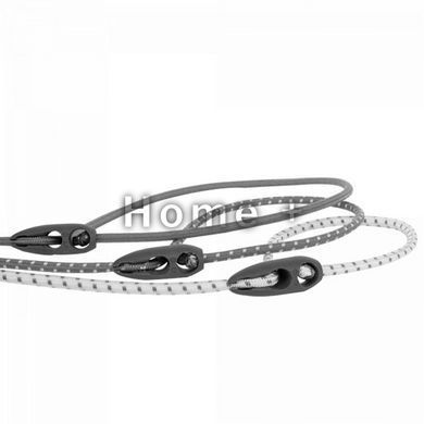 Набір еластичних регульованих гумок BUNGEE CORD REGULATED з пінним затискачем, блістер, BCR-05SET1GY-B 1608493122 фото