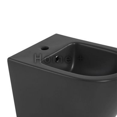 Комплект Qtap Robin Anthracite 3 в 1: унітаз підвісний Ultra Quiet + біде підвісне + раковина накладна QTROBAN49157 SD00055281 фото