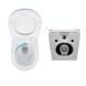 Комплект Унитаз подвесной Jay Ultra Quiet QT07335177W 485х360х320 + Tern Ultra Quiet QT17332303ASW