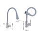 Смеситель для кухни Lidz Aria 015F31 с гибким изливом (k35) LDARI015F31GNK31871 GNK