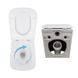 Комплект Унитаз подвесной Jay Ultra Quiet QT07335177W 485х360х320 + Tern Ultra Quiet QT17332303ASW