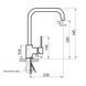 Смеситель для кухни Lidz Aria 015F1 (k35) LDARI015F1GRP49558 Graphite