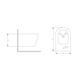Биде подвесное Qtap Jay 485х360х320 мм White