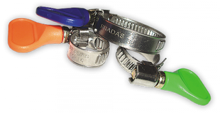 Хомут черв'ячний неіржавкий із метеликом, 16-27 мм, BSGRIP 16-27/9 1354278634 фото