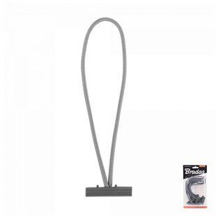 Гумка еластична із засувкою BUNGEE CORD T BAR, довжина 15 см, блістер, BCT1-0415GY-B 1608493123 фото
