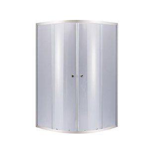 Душова кабіна Lidz Latwa SC90x90.SAT.HIGH.GR, скло тоноване 4 мм без піддона SD00047613 фото