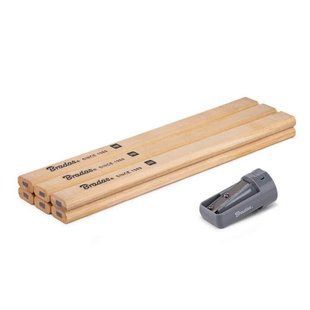 Набор карандашей строительных с точилкой HB 180mm OCTAGON, 6 шт. дерево, DIY-PC2OC18WD/S6B DIY-PC2OC18WD/S6B фото