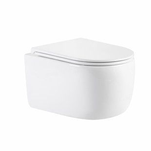 Унітаз підвісний Qtap Taurus Ultra Quiet 515&times;360&times;350 мм, White, з сидінням Slim Duroplast / Soft-close / Quick Release SD00055240 фото