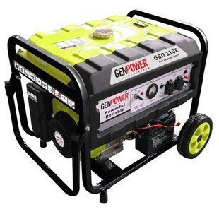 Генератор бензиновий GENPOWER GBG110Е 8,4 кВт GBG110Е фото