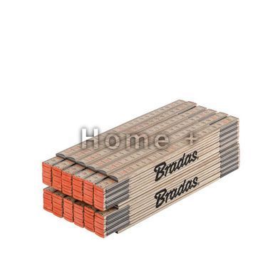 Лінійка розкладна, дерево, 2м, пружина, DIY-MFW21WD/12BOX DIY-MFW21WD/12BOX фото