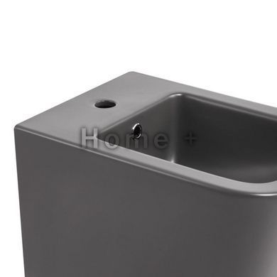 Комплект Qtap Tern Anthracite 3 в 1: унітаз підвісний Ultra Quiet + біде підвісне + раковина накладна QTTERAN49161 SD00055285 фото