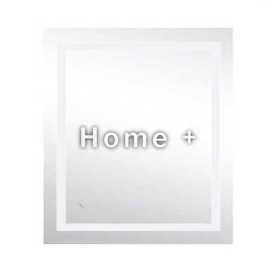 Дзеркало Lidz Kubis 700х800 з LED-підсвіткою Touch, з антизапотіванням, з димером, рег. яскравості Reverse SD00052333 фото