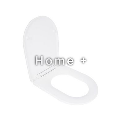 Сидіння для унітаза Qtap (Kolibri) 455&times;360&times;30 мм, White, з мікроліфтом Slim Duroplast, Quick Release QTST179W49488 SD00055612 фото