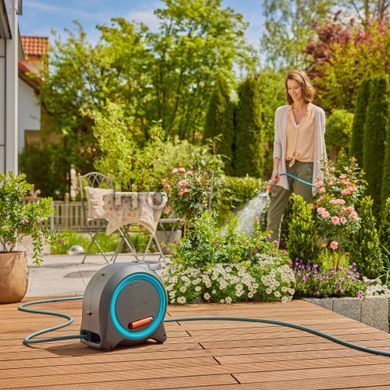 Котушка Gardena Dual Hose Box настінна та наземна 11 мм 25 м 18695-28.000.00 фото