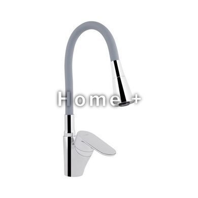 Смеситель для кухни Lidz Tani 007F3 с гибким изливом (k40) LDTAN007F3GCR31869 Grey / Chrome SD00037970 фото