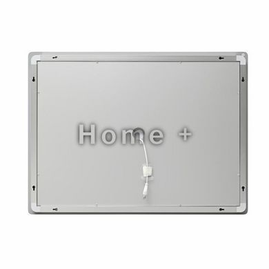 Дзеркало Lidz Kubis (KU2) 800х600 з годинником, з LED-підсвіткою Touch, з антизапотіванням, з димером, рег. яскравості LDKU800600C SD00055405 фото