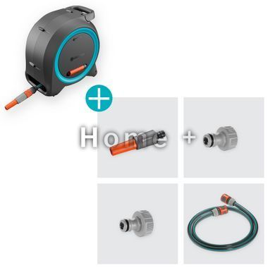 Котушка Gardena Dual Hose Box настінна та наземна 11 мм 25 м 18695-28.000.00 фото