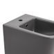 Комплект Qtap Tern Anthracite 3 в 1: унітаз підвісний Ultra Quiet + біде підвісне + раковина накладна QTTERAN49161