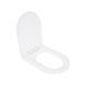 Сидіння для унітаза Qtap (Kolibri) 455&times;360&times;30 мм, White, з мікроліфтом Slim Duroplast, Quick Release QTST179W49488