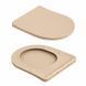 Унітаз підвісний Qtap Robin Ultra Quiet 520&times;365&times;340&nbsp;мм Beige, із сидінням Slim Duroplast/Soft-close/Quick Release