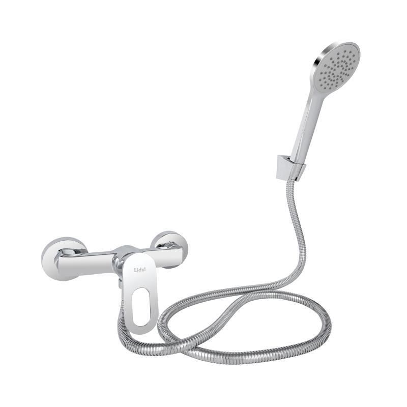 Змішувач для душу Lidz Latwa 010 (з душовим гарнітуром) (k40) LDLAT010CRM45416 Chrome SD00051540 фото