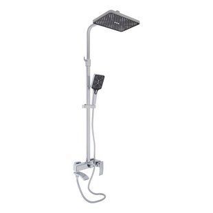 Душова система універсальна Qtap Swan Cascada на три споживачі (з виливом) QTSWA111CRM45566 Chrome SD00051690 фото