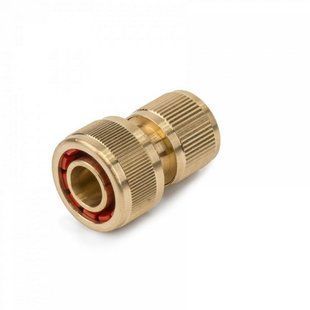 Конектор латунний 3/4", STOP, BRASS, BR-2150 BR-2150 фото