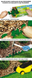 Бордюр газонний PALISGARDEN 75 м, набір-125 елементів/60 см*38 мм+300 кілочків GeoPEG, зелений, Польща