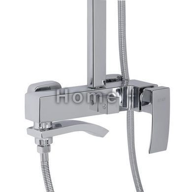 Душова система універсальна Qtap Swan Cascada на три споживачі (з виливом) QTSWA111CRM45566 Chrome SD00051690 фото