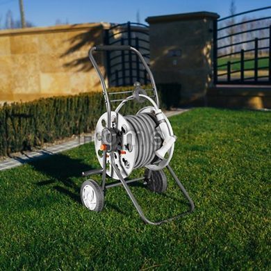 Комплект поливу візок + арматура для підключення TITAN REEL, 1/2", 60м, WHITE LINE, WL-W5000 Польща 1354293398 фото