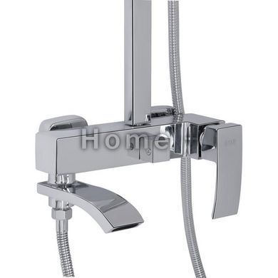 Душова система універсальна Qtap Swan Cascada на три споживачі (з виливом) QTSWA111CRM45566 Chrome SD00051690 фото