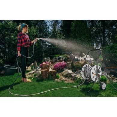 Комплект поливу візок + арматура для підключення TITAN REEL, 1/2", 60м, WHITE LINE, WL-W5000 Польща 1354293398 фото