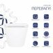 Унітаз підвісний Qtap Robin New безобідковий із сидінням Soft-close QT1333046ENRW