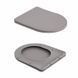 Унітаз підвісний Qtap Robin Ultra Quiet 520&times;365&times;340&nbsp;мм, Stone grey, із сидінням Slim Duroplast/Soft-close/Quick Release