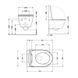 Унітаз підвісний Qtap Robin Ultra Quiet 520&times;365&times;340&nbsp;мм, Stone grey, із сидінням Slim Duroplast/Soft-close/Quick Release