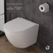 Унітаз підвісний Qtap Robin New безобідковий із сидінням Soft-close QT1333046ENRW