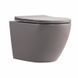 Унітаз підвісний Qtap Robin Ultra Quiet 520&times;365&times;340&nbsp;мм, Stone grey, із сидінням Slim Duroplast/Soft-close/Quick Release