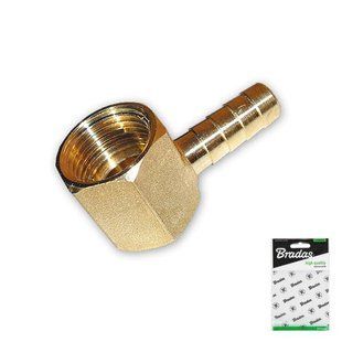 Кутовий з'єднувач 1/2" х 10 мм, PRA1/2*10W 1722349279 фото