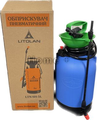 Помповый опрыскиватель, Litolan 5 литров (с регулировкой форсунки) 18*18*39 см