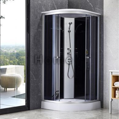 Душовий бокс Lidz Tani SB90x90.SAT.LOW.GR, скло тоноване 4 мм SD00039858 фото