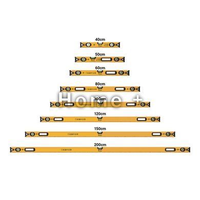 Алюмінієвий рівень з магнітом, 50 см, DIY-LV30050YL DIY-LV30050YL фото