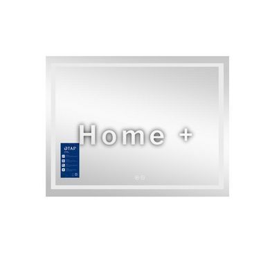 Дзеркало Qtap Mideya 900х700 з LED-підсвіткою Touch, з антизапотіванням, з димером, рег. яскравості Reverse SD00051749 фото