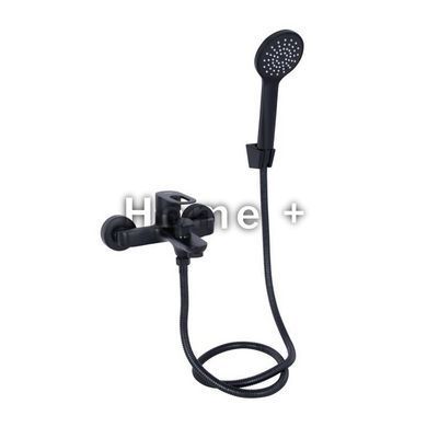 Смеситель для ванны Lidz Latwa 006 (c душевым гарнитуром) (k35) LDLAT006BLA45419 Black SD00051543 фото